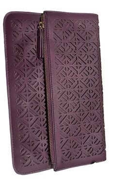 Urban Expressions Zip Fold over Clutch,Detachable gold chain crossbody strap